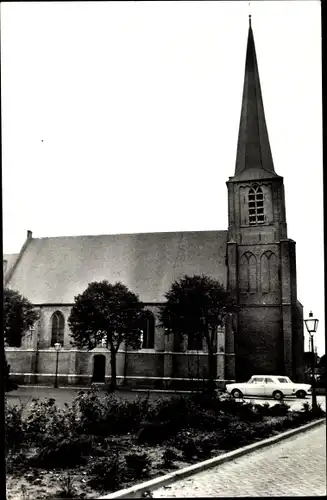 Ak Mijnsheerenland Südholland, Ned. Herv. Kerk