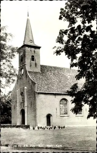 Ak Nieuw Beijerland Südholland, Ned. Herv. Kerk