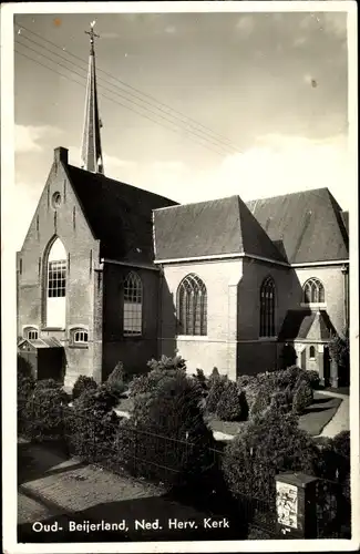 Ak Oud Beijerland Südholland, Ned. Herv. Kerk