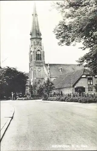 Ak Nieuwveen Nieuwkoop Südholland Niederlande, R.K. Kerk