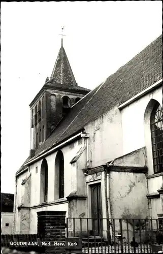 Ak Goudriaan Südholland, Ned. Herv. Kerk