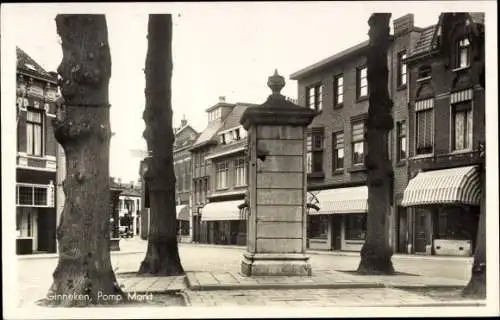 Ak Ginneken en Bavel Nordbrabant, Pomp Markt