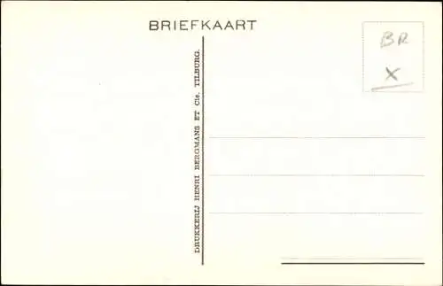 Ak Tilburg Nordbrabant Niederlande, In een Arbeiders Woonwijk, Rozenplein