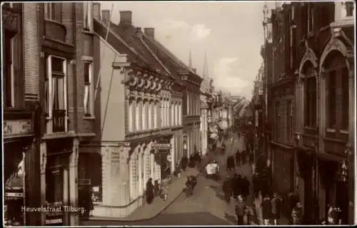 Ak Tilburg Nordbrabant Niederlande, Heuvelstraat