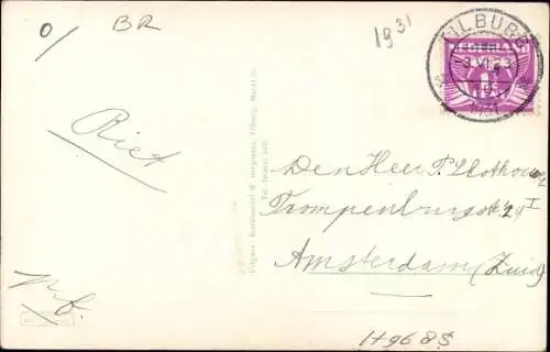 Ak Tilburg Nordbrabant Niederlande, Heuvelstraat