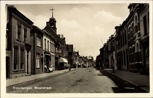 Ak Steenbergen Nordbrabant Niederlande, Waaistraat