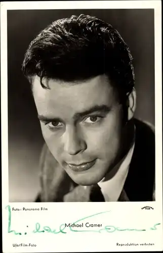Ak Schauspieler Michael Cramer, Portrait, Autogramm