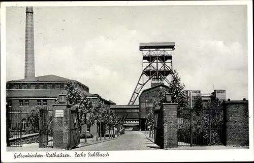 Ak Rotthausen Gelsenkirchen Westfalen, Zeche Dahlbusch