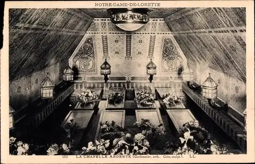 Ak Paris IX, Notre Dame de Lorette, La Chapelle Ardente