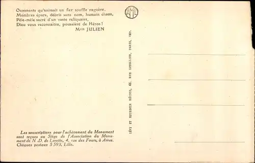 Ak Paris IX, Notre Dame de Lorette, La Chapelle Ardente