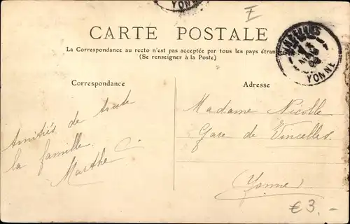 Ak Tonnerre Yonne, Vue generale