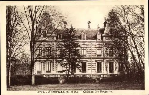 Ak Mainville Essonne, Chateau Les Bergeries