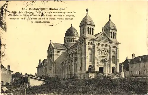 Ak Besançon Doubs, Basilique de Saint-Ferjeux
