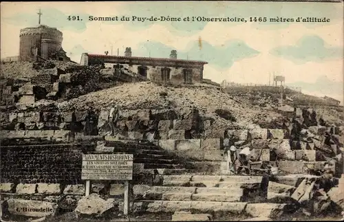 Ak Orcines Puy de Dôme, Sommet du Puy de Dôme et l'Observatoire