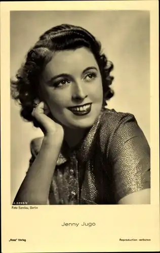 Ak Schauspielerin Jenny Jugo, Ross Verlag 2298/2