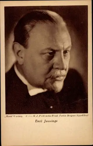 Ak Schauspieler Emil Jannings, Portrait