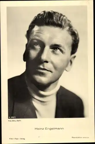 Ak Schauspieler Heinz Engelmann, Portrait