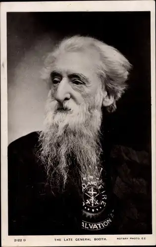 Ak William Booth, Gründer und erster General der Heilsarmee, Portrait