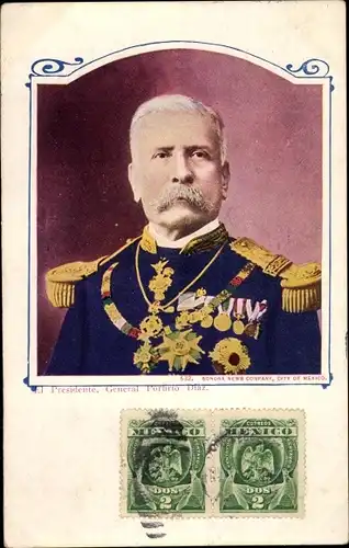 Ak Mexico, El Presidente General José de la Cruz Porfirio Díaz Mori, Präsident, Uniform