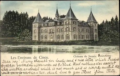 Ak Ciney Wallonien Namur, Chateau de Jannée