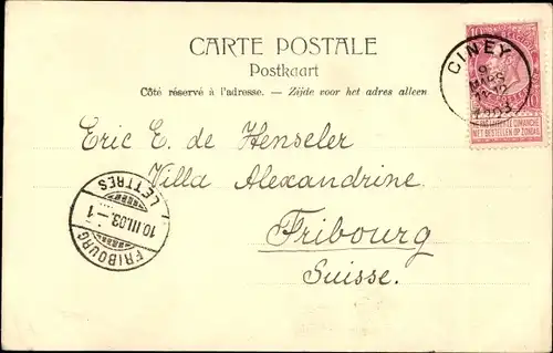 Ak Ciney Wallonien Namur, Chateau de Jannée