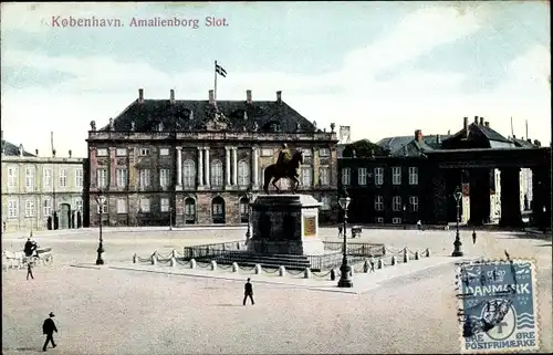 Ak København Kopenhagen Dänemark, Amalienborg Slot