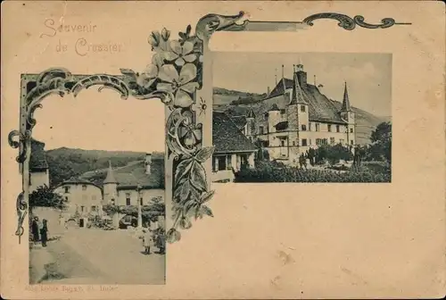 Ak Cressier Kanton Freiburg Fribourg, Ortsansichten