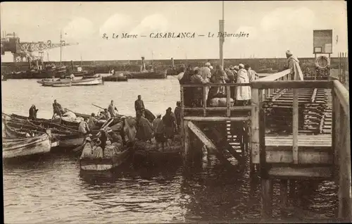 Ak Casablanca Marokko, Le Débarcadère