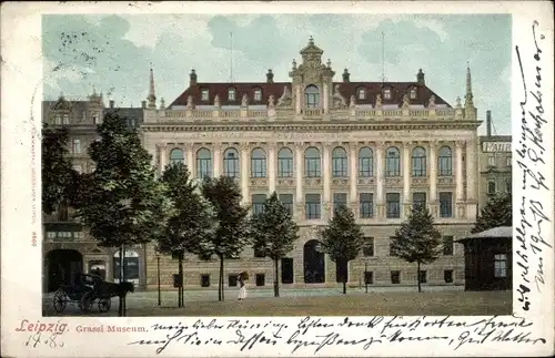 Ak Leipzig in Sachsen, Grassi Museum
