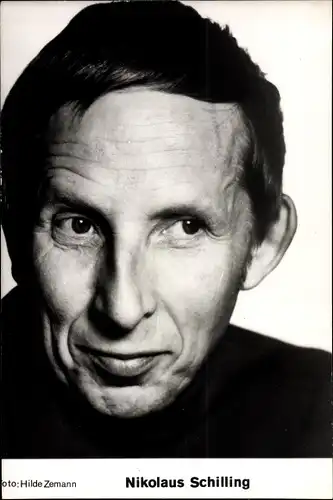 Ak Schauspieler Nikolaus Schilling, Portrait