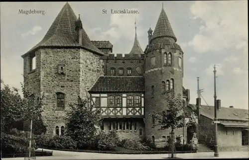 Ak Magdeburg an der Elbe, St. Lucasklause