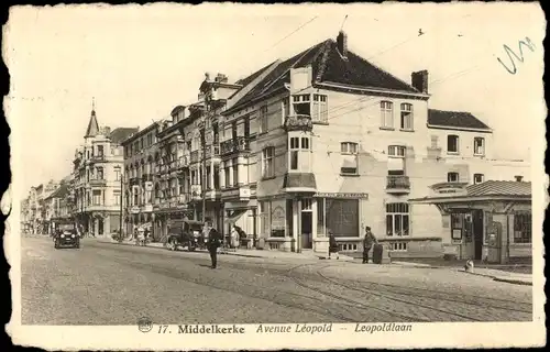 Ak Middelkerke Westflandern, Leopoldlaan