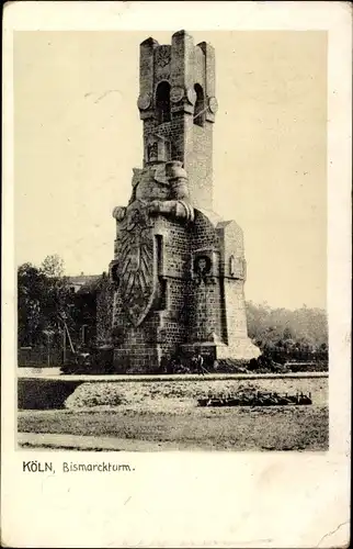 Ak Köln am Rhein, Bismarckturm