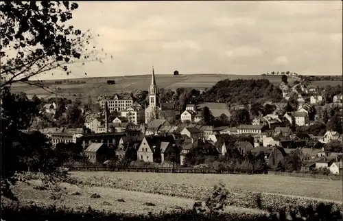 Ak Lengenfeld Vogtland, Ortsansicht mit Kirche