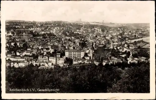 Ak Reichenbach im Vogtland, Gesamtansicht