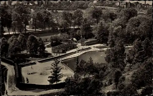 Ak Netzschkau im Vogtland, Schwimmbad