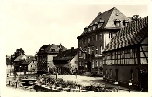 Ak Neumark in Sachsen, Rathaus