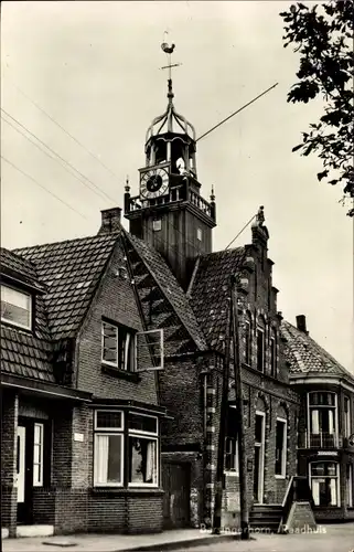 Ak Barsingerhorn Nordholland Niederlande, Raadhuis