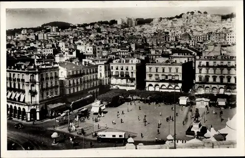 Ak Algier Alger Algerien, Place du Gouvernement