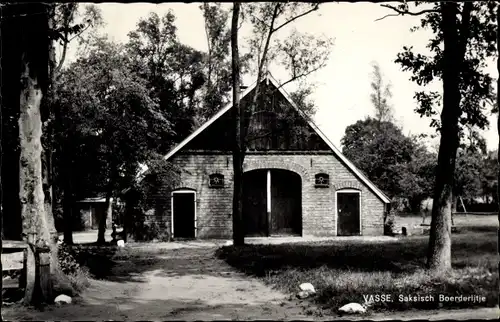 Ak Vasse Overijssel Niederlande, Saksisch Boerderijtje, Hotel Café Restaurant Tante Sien