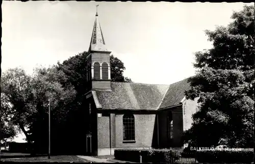 Ak Balkbrug Overijssel, Ned. Herv. Kerk