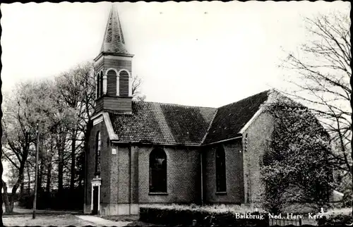 Ak Balkbrug Overijssel, Ned. Herv. Kerk