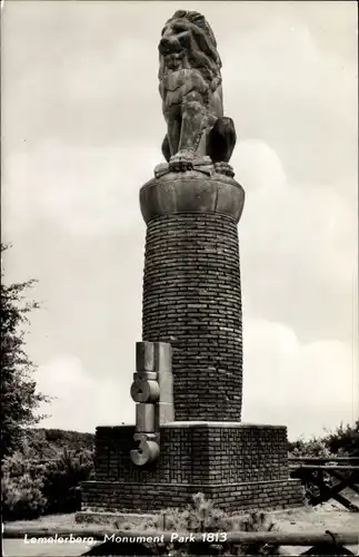 Ak Lemelerberg Overijssel Niederlande, Monument Park 1813