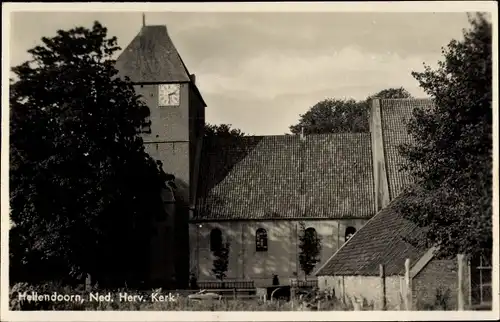 Ak Hellendoorn Overijssel, Ned. Herv. Kerk