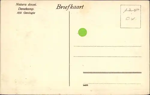 Ak Denekamp Overijssel Niederlande, Museum Natura docet, Afd. Geologie