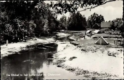 Ak Oldenzaal Overijssel, De Dinkel in het Lutterzand