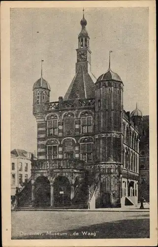 Ak Deventer Overijssel Niederlande, Museum de Waag