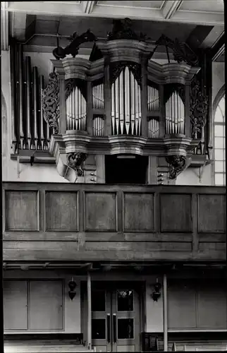 Ak Losser Overijssel Niederlande, Ned. Herv. Kerk, Orgel