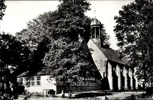 Ak Weerselo Overijssel, Restaurant Stiftsschuur