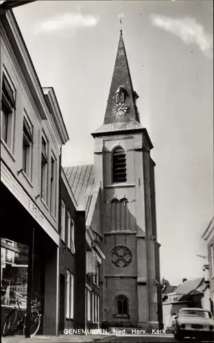 Ak Genemuiden Overijssel Niederlande, Ned. Herv. Kerk